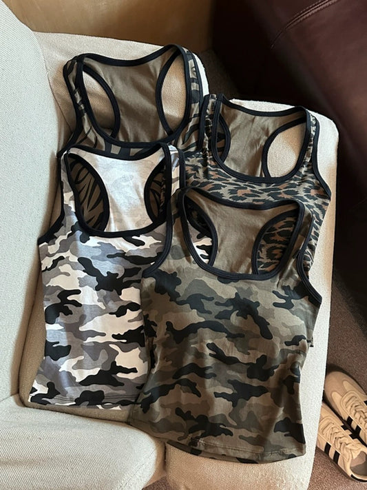 Jade Closet direct store recommendation ~ Medela pure desire style design camouflage with chest pad beautiful back vest for women