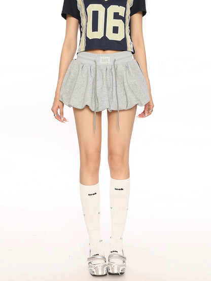 BIGGOLD girlish knitted bud short skirt lantern skirt pants skirt female sports style hot girl short skirt skirt ins