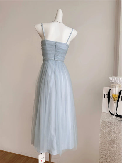 Youni's homemade killer summer beauty blue lace skirt sexy dress suspender long skirt for women