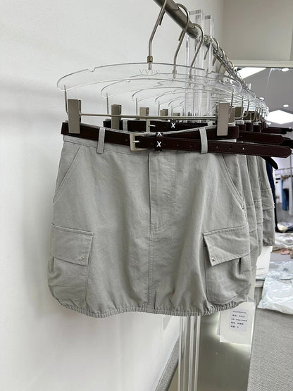 WUZHINVHAI Material Girl 85622 authentic 2025 summer fashion high waist slimming workwear style skirt