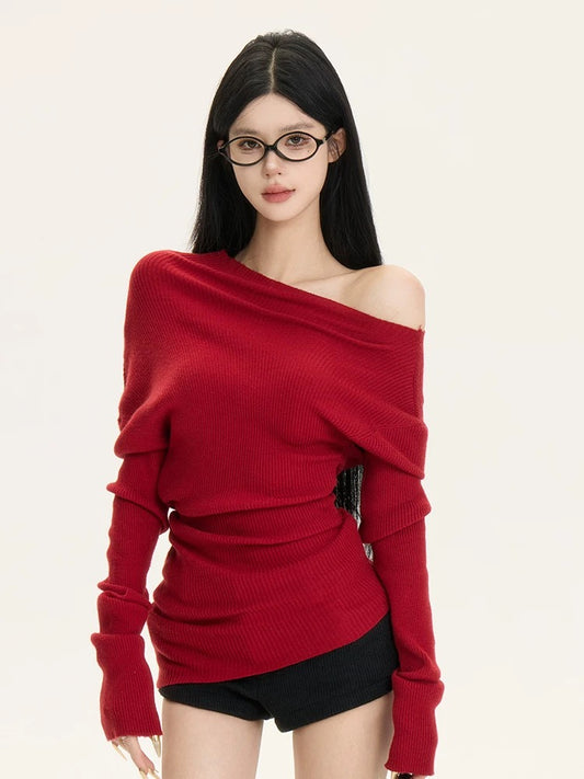 cchun Junko, a top student in color, can be worn in a variety of ways. The annual favorite is soft, skin-friendly knitted sweater tops for women in autumn.