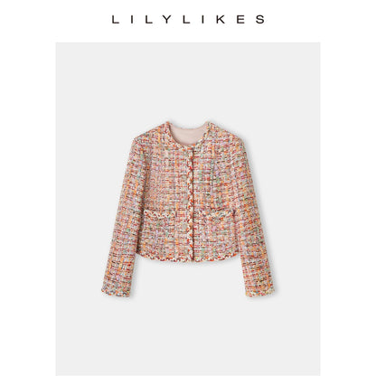 Lilylikes "Elysees Handmade Treasure Xiaoxiang" 30+ yarn heavy weaving Xiaoxiang vest jacket