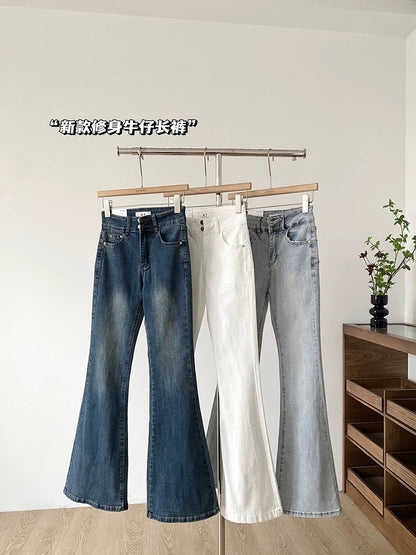 Women's 2025 Summer New Korean Style Versatile Casual Long Pants - High Waist, Shaping, and High-Waisted