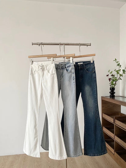 Women's 2025 Summer New Korean Style Versatile Casual Long Pants - High Waist, Shaping, and High-Waisted