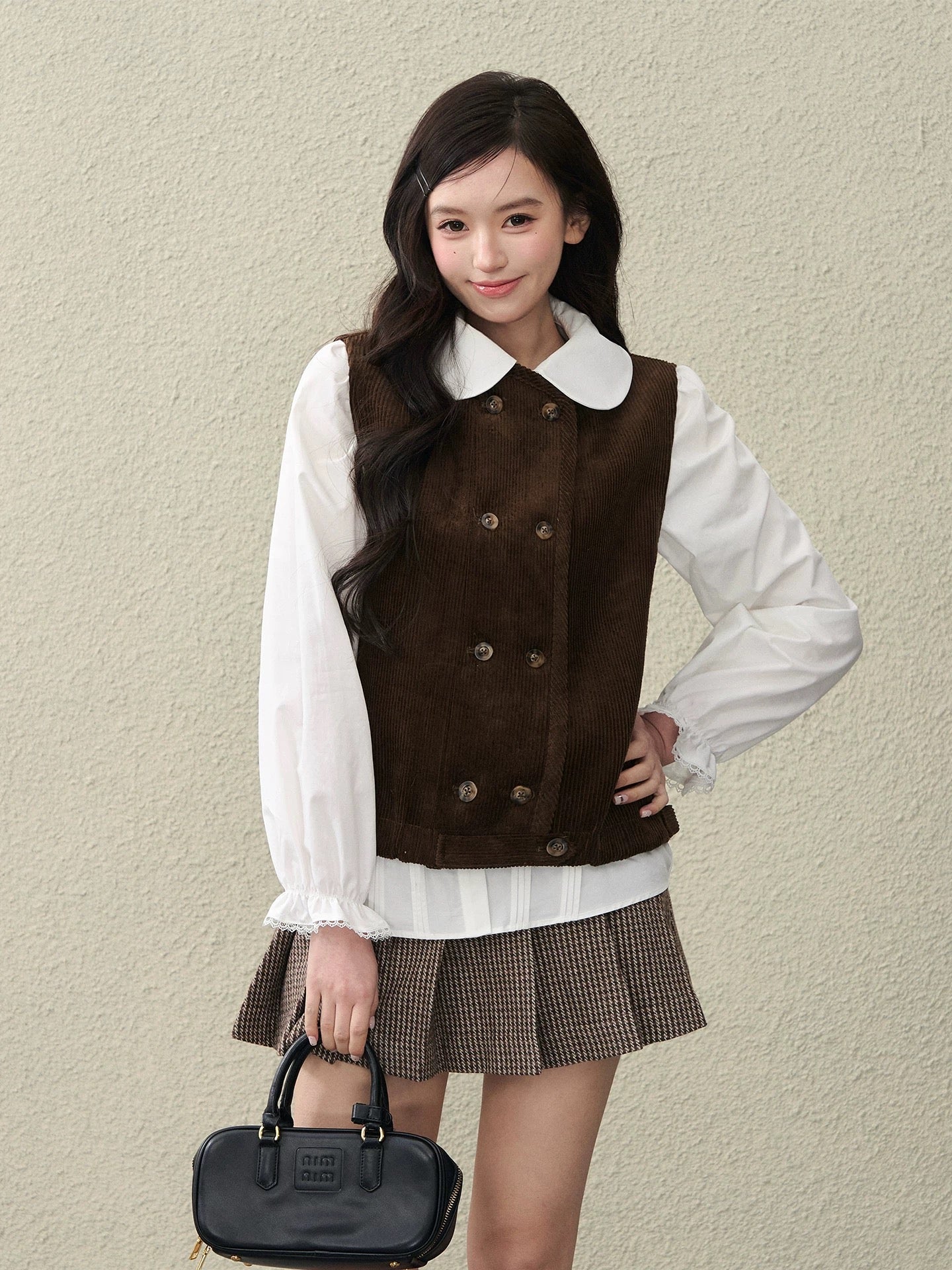 OIOI ESSE｜Retro French Court Style Long-Sleeved Shirt