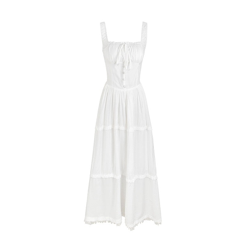 famouswang2024 early spring new resort style first love spring cherry blossom pink temperament dress for women