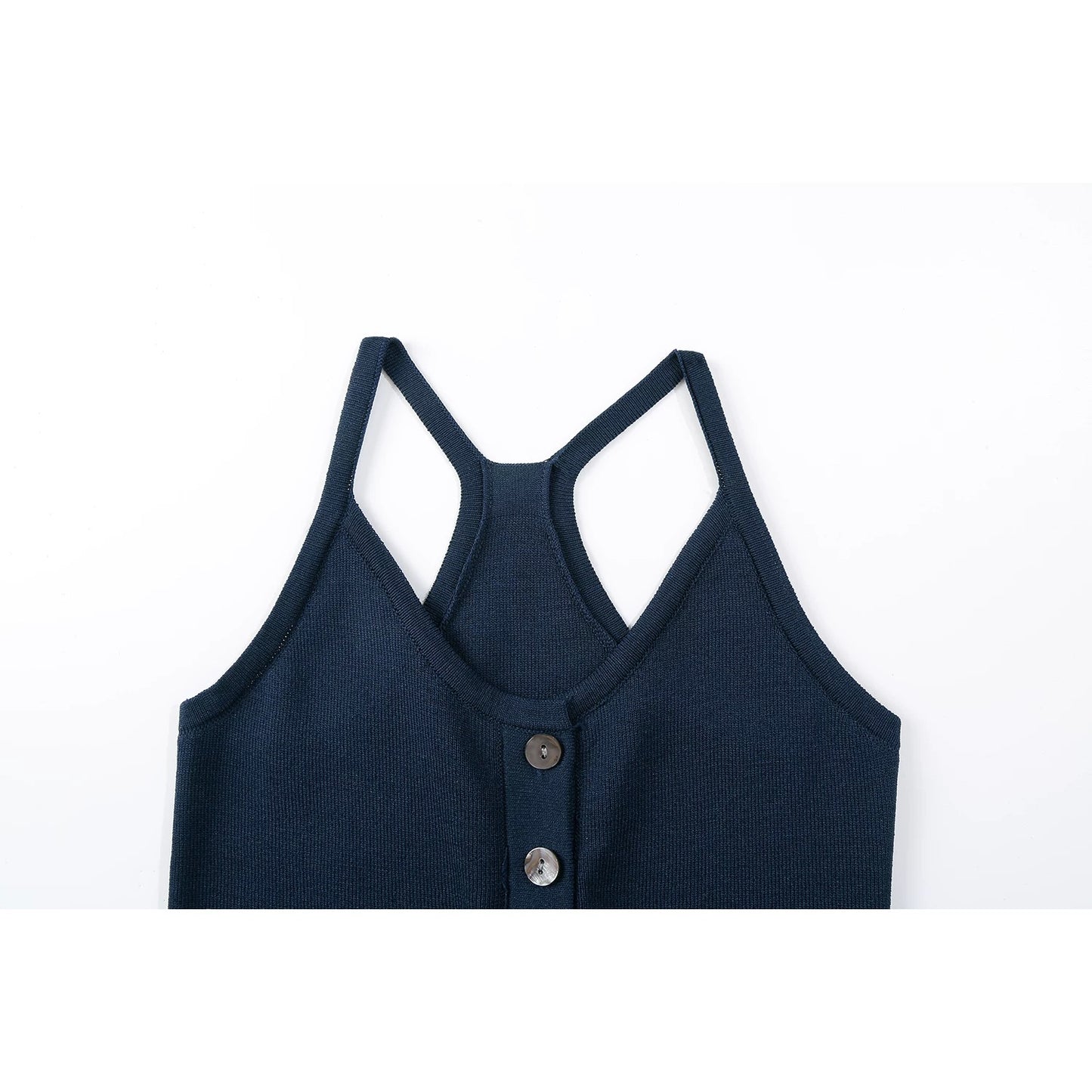 CHENJIAZHEN Korean retro hot girl style age-reducing suspender vest wide-leg pants two-piece suit pants women's summer