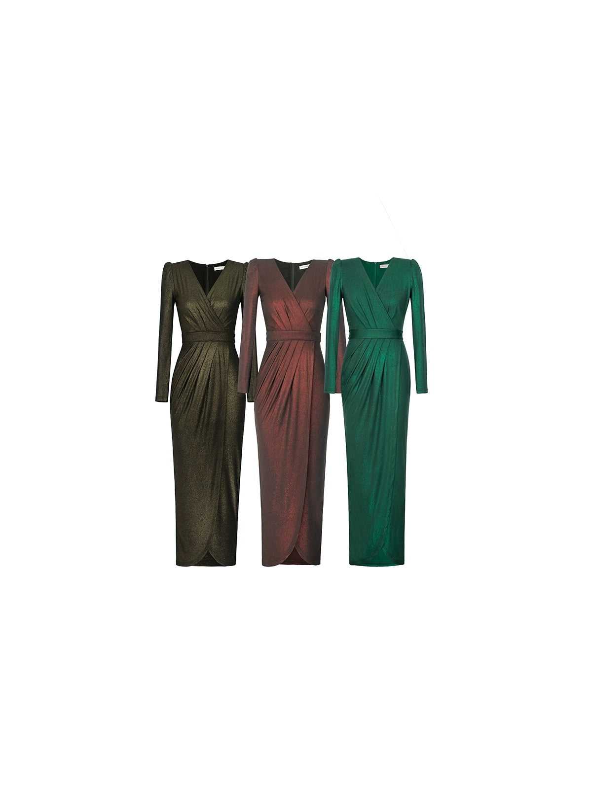 YOUKEFEIER original design solid color bronzing knitted slim and elegant French casual retro light luxury dress