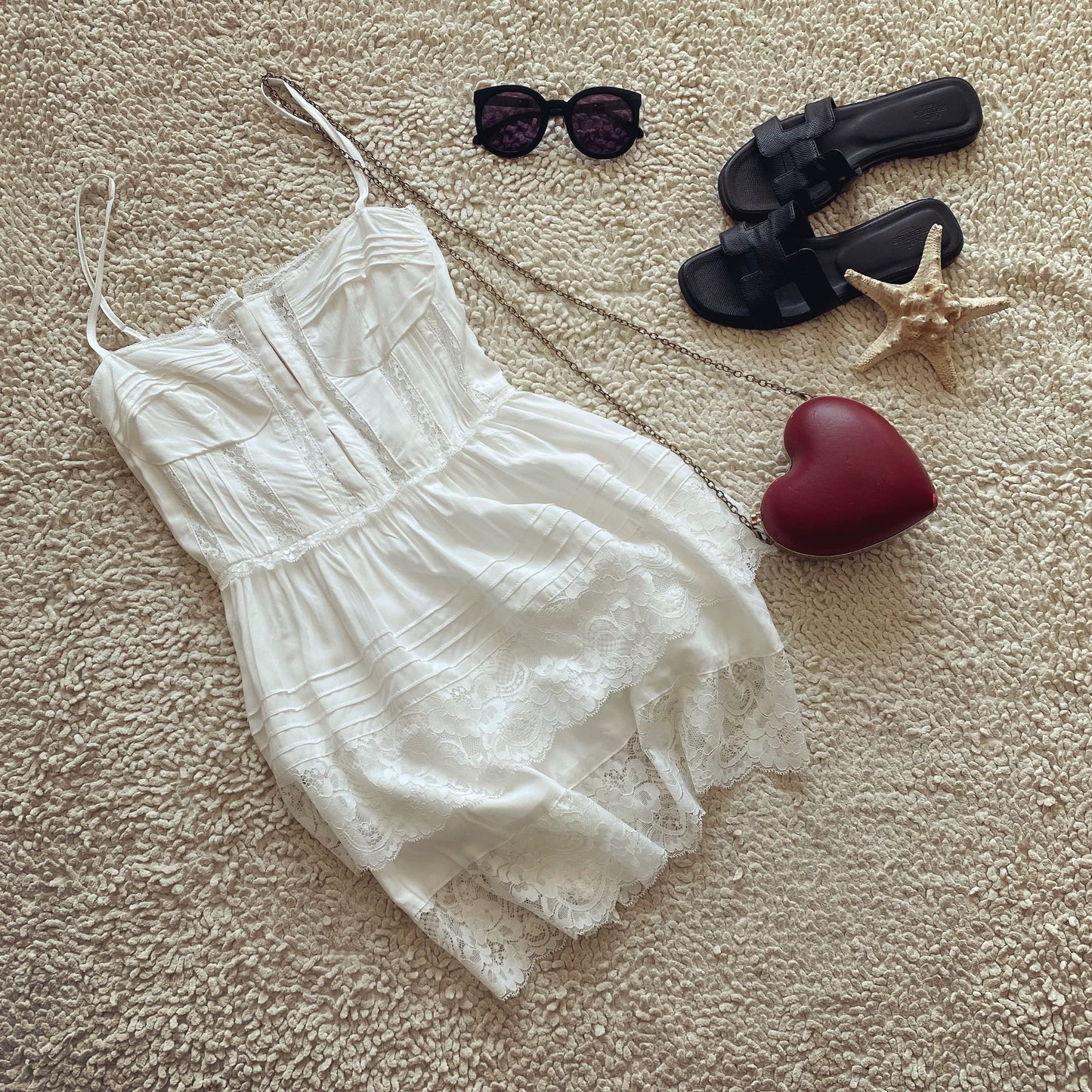 European and American style romantic lace pleated splicing suspender dress short skirt for women