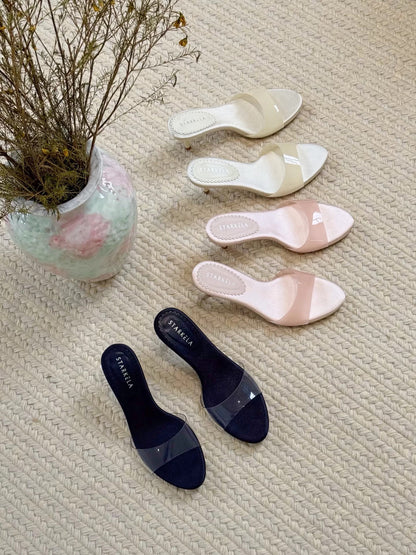 Women's Transparent Open-Toe Stiletto Slides – 2026 Summer New Arrival: Sexy, Stylish, and Versatile High-Heeled Sandals
