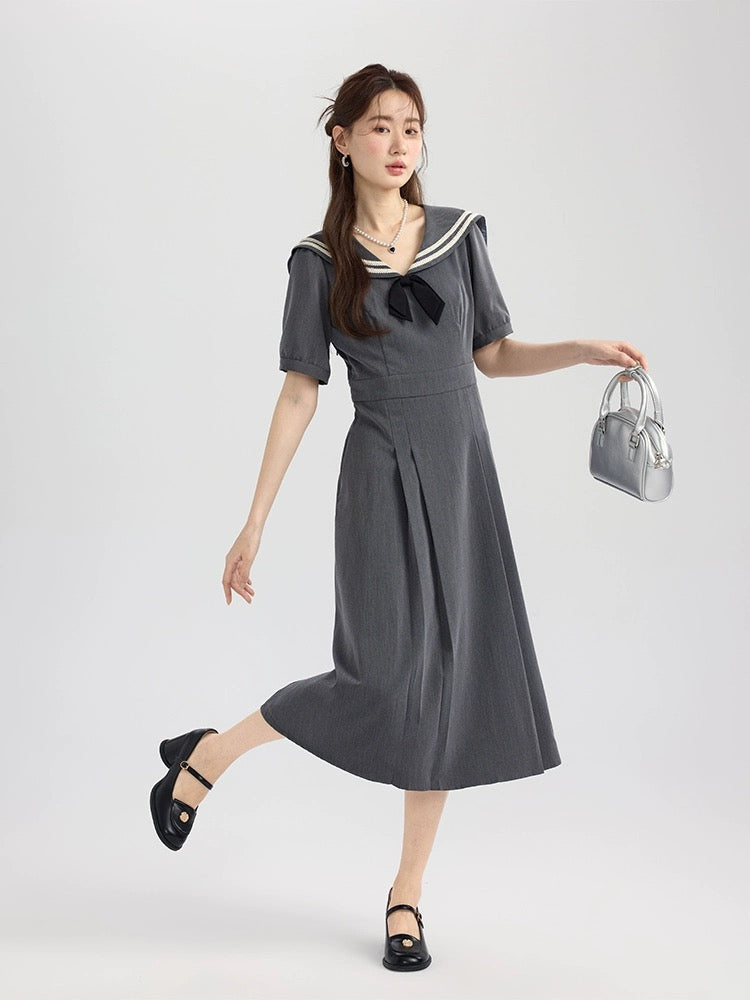 Love Rose large size French belly-covering dress long fat mm skirt women's summer slimming college style high-end long skirt