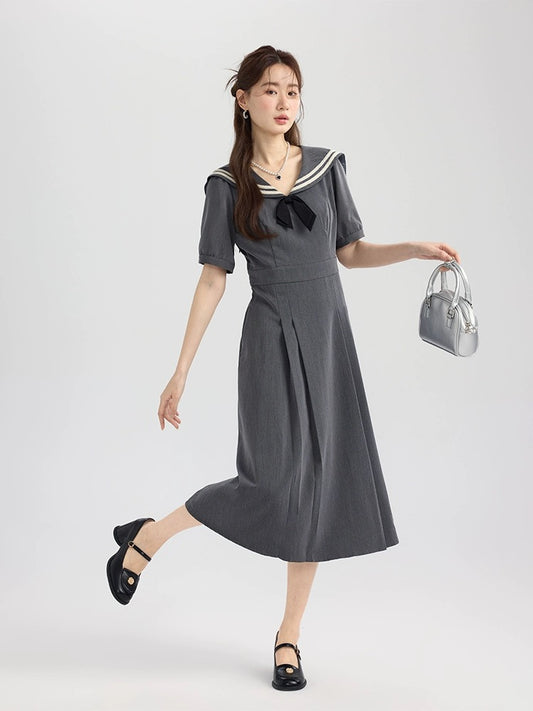 Love Rose large size French belly-covering dress long fat mm skirt women's summer slimming college style high-end long skirt