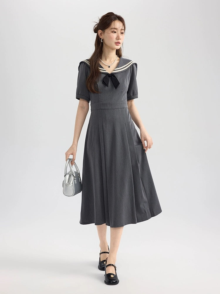 Love Rose large size French belly-covering dress long fat mm skirt women's summer slimming college style high-end long skirt