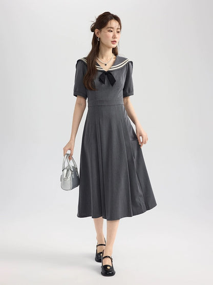Love Rose large size French belly-covering dress long fat mm skirt women's summer slimming college style high-end long skirt