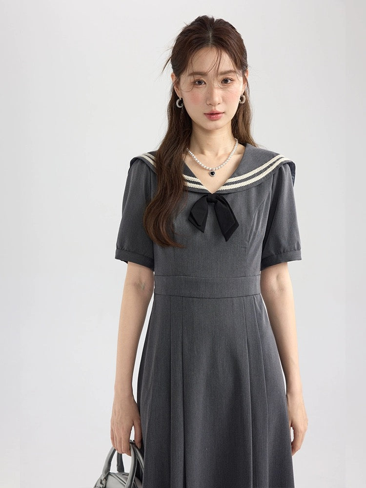 Love Rose large size French belly-covering dress long fat mm skirt women's summer slimming college style high-end long skirt