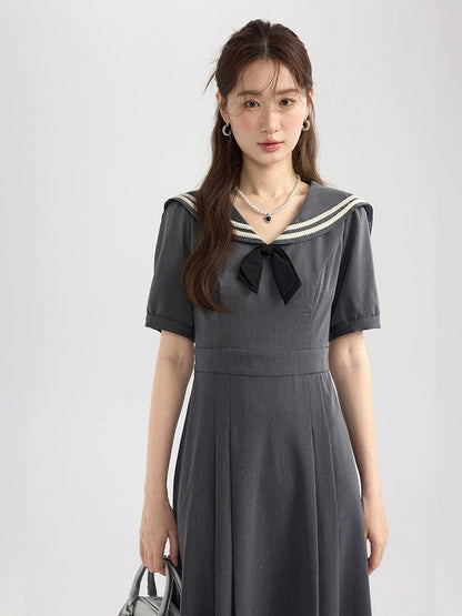 Love Rose large size French belly-covering dress long fat mm skirt women's summer slimming college style high-end long skirt