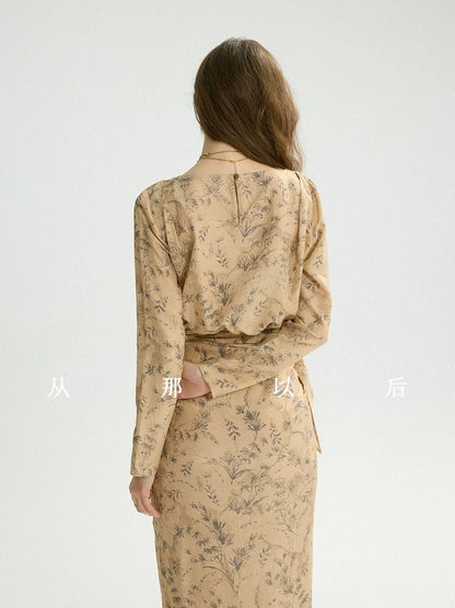 Since then, French retro dresses, high-end outfits, floral dresses, long-sleeved dresses, tie-waist dresses, early spring women's styles have been popular.