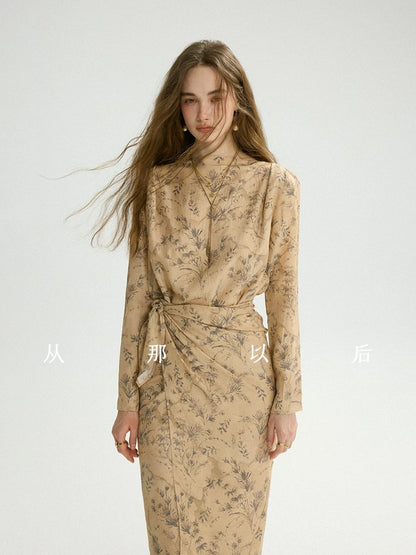 Since then, French retro dresses, high-end outfits, floral dresses, long-sleeved dresses, tie-waist dresses, early spring women's styles have been popular.