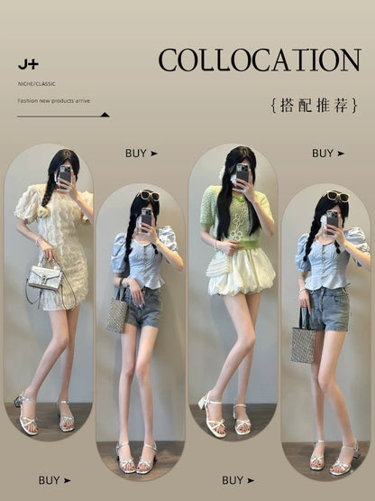 Jiabu fake sandals for women 2025 new summer super hot beautiful versatile not tired feet wear with skirt high heels