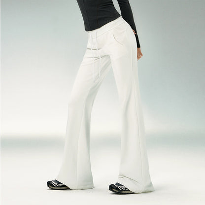 Ariseism American hot girl micro-laden yoga sports pants for women spring and autumn new casual low-waisted wide-leg long pants