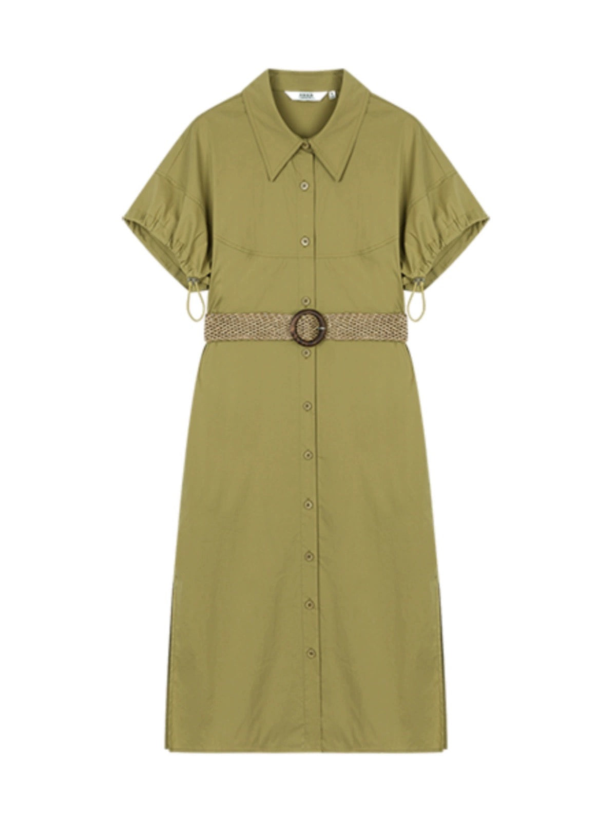 Mohan Yimei Raglan Sleeve Waist Dress 2024 Summer New Style Fashionable French Slim Women's Dress