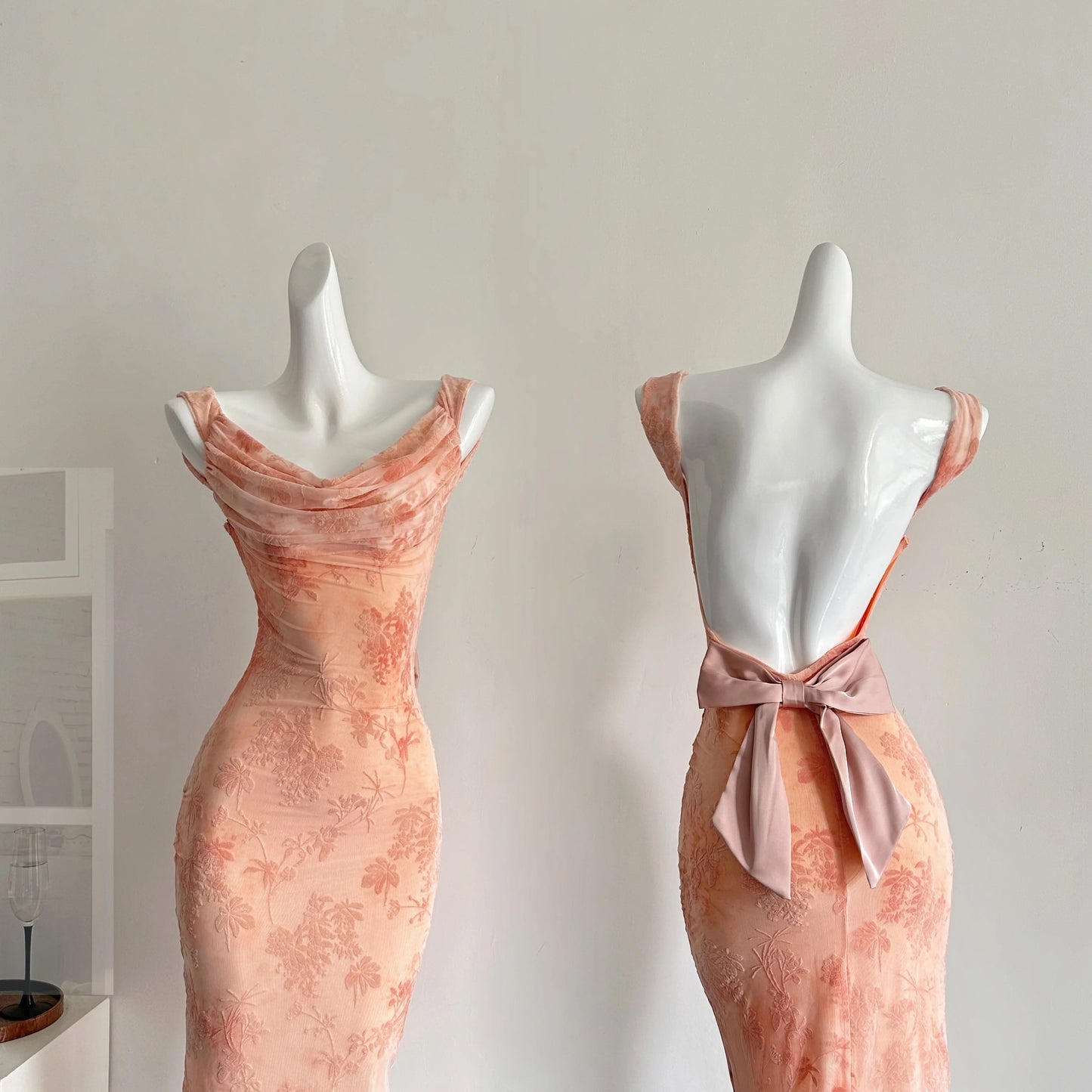 Youni homemade pink suspender dress female 2025 spring new sexy backless long dress holiday dress