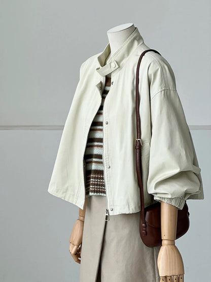 Recommended by CHAO! Summer commuter outfit ~ Korean light apricot workwear jacket for women, fashionable sun protection clothing