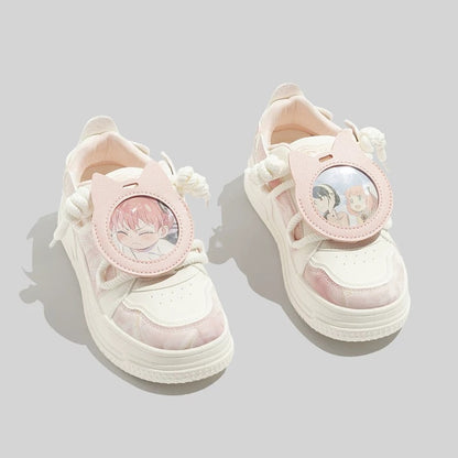 BEIER autumn new white shoes thick sole niche design pain shoes women's versatile sports casual bread shoes