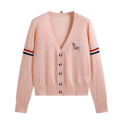 YIMISUN summer new hot brick puppy college style thin ice silk sun protection shirt loose and versatile simple air-conditioned shirt