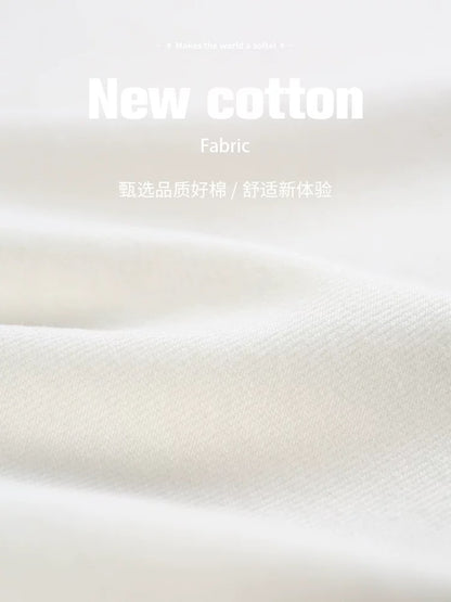 Off-white high-waisted denim wide-leg pants for women in autumn 2024 new loose slimming and drapey straight floor-length mopping trousers trendy