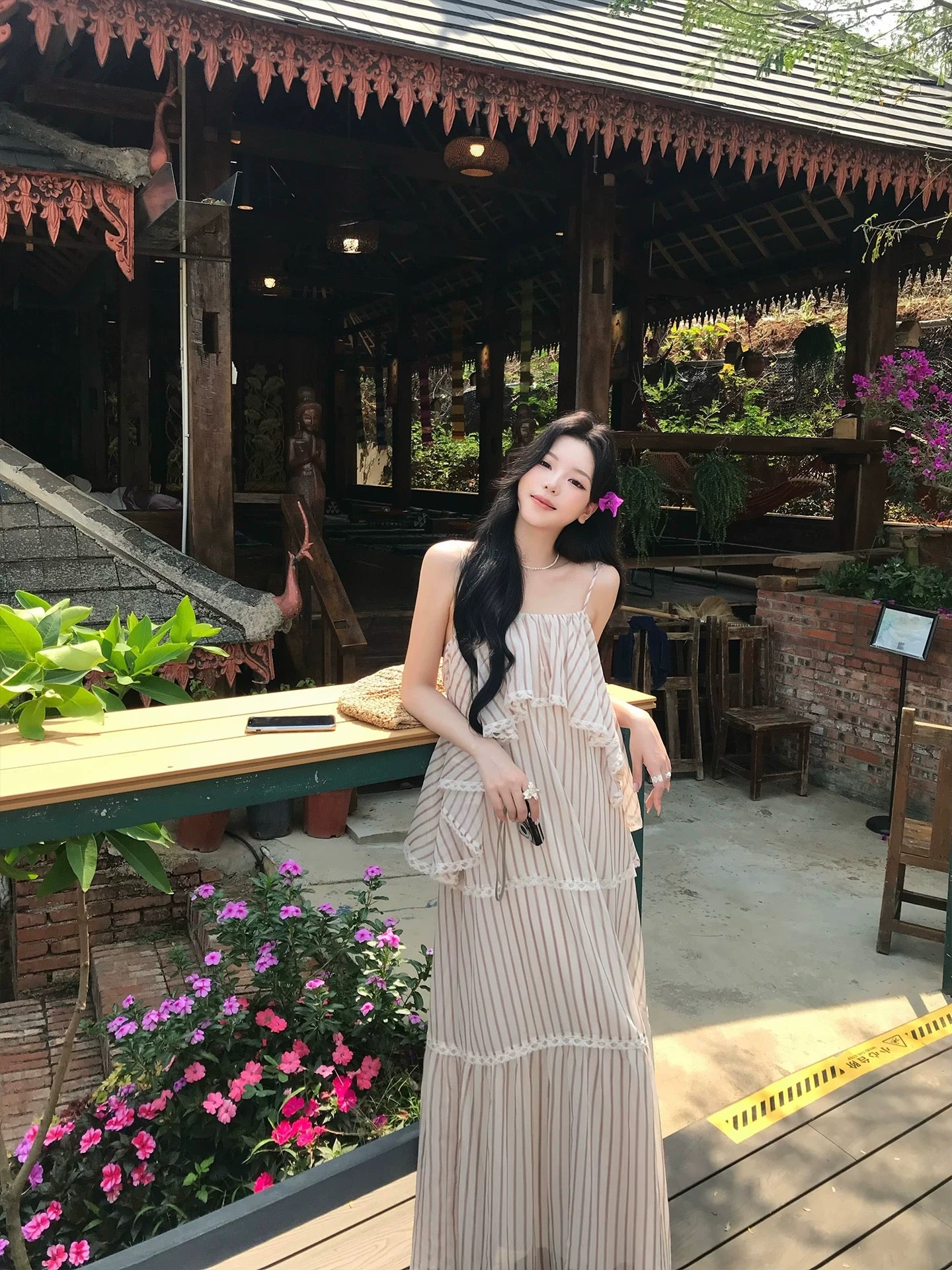 ICELOLLY Beach-Style Floral Sundress for Petite Women, Unique and Beautiful Dress for Early Summer