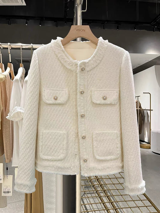 90% White Duck Down, White-Style Down Lined Autumn/Winter Coat, Goddess Style, 2025 New Elegant Warm Top