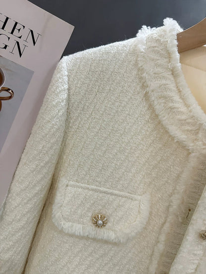 90% White Duck Down, White-Style Down Lined Autumn/Winter Coat, Goddess Style, 2025 New Elegant Warm Top
