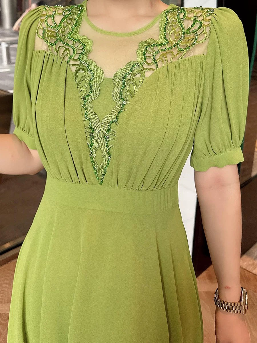 French temperament resort style design 2024 summer new style niche trendy temperament goddess style age-reducing dress for women