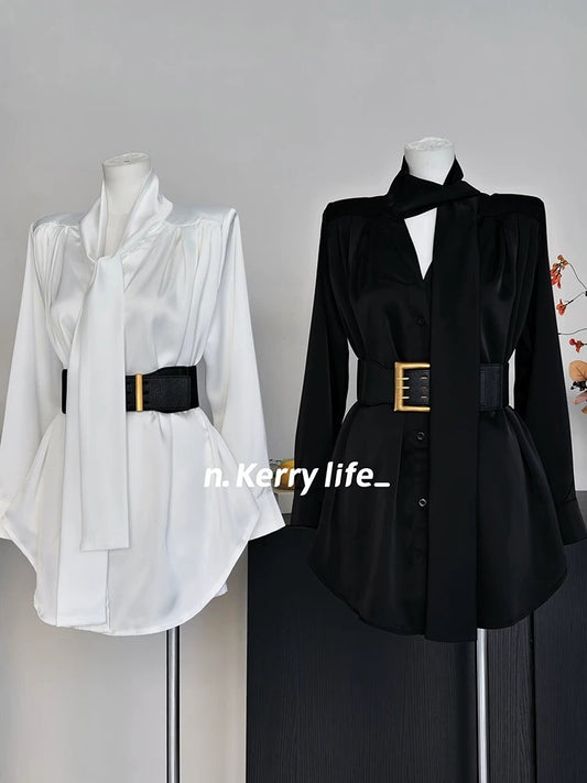 [Late Summer Whispers] 24 New Slim Suits Internet Celebrities Light Luxury Fashionable Waist Control Designer Temperament Suits