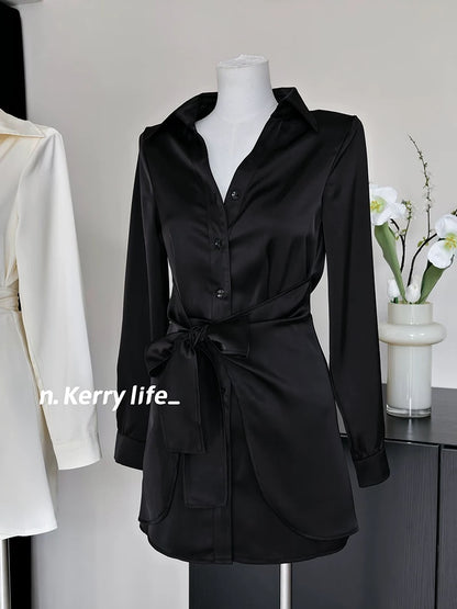 Kerry Korean atmosphere outfit 2024 autumn new women's clothing slimming, fashionable, sexy and slimming women's suit