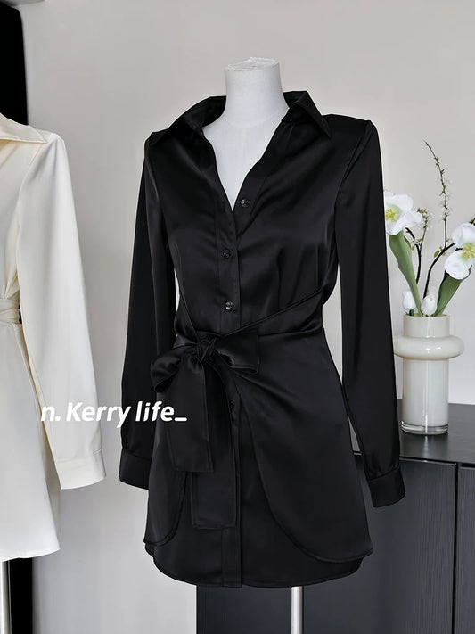 Kerry Korean atmosphere outfit 2024 autumn new women's clothing slimming, fashionable, sexy and slimming women's suit