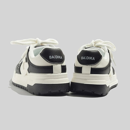 BEIER white shoes summer thick-soled versatile casual women's shoes 2024 new ins sneakers trendy bread shoes for women