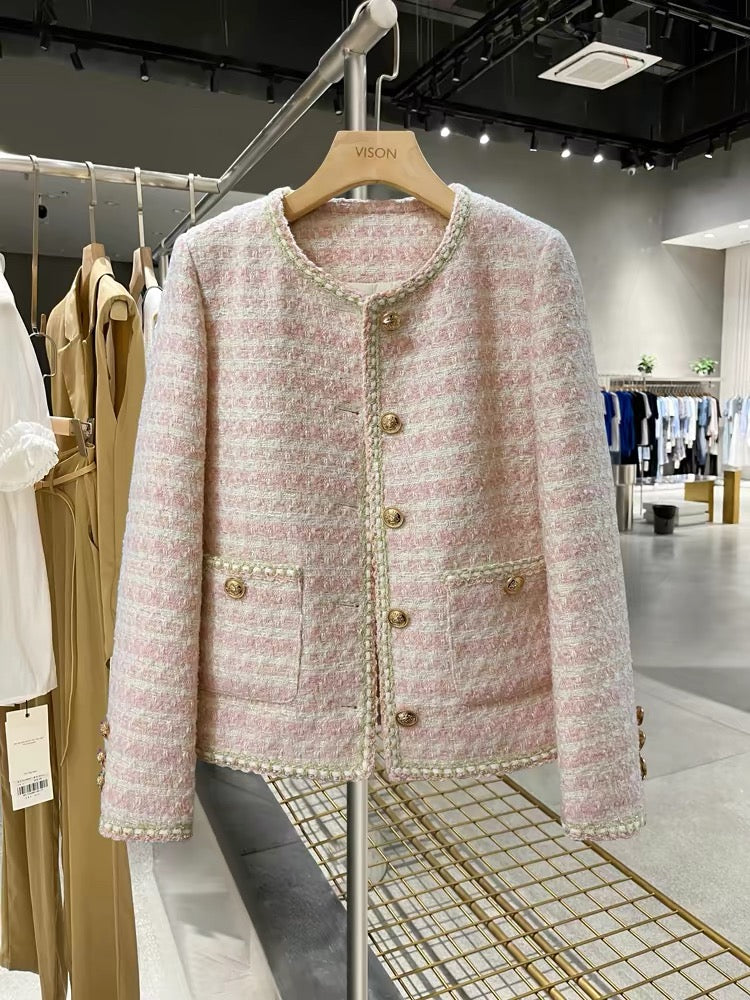 Women's Winter Commuter Blazer – Chic French-Style "Little Fragrance" (-esque) Design – Elegant 2025 Autumn/Winter New Arrival