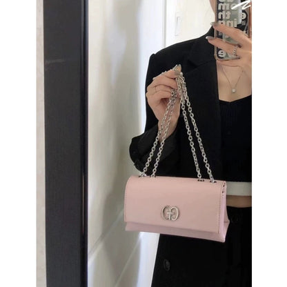 Extraordinary Women's Bag Trendy Brand 2024 European and American Fashion Trend Casual Versatile Bag Women's Single Shoulder Crossbody Chain Small Square Bag