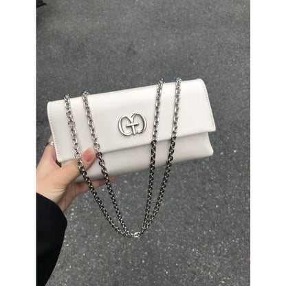 Extraordinary Women's Bag Trendy Brand 2024 European and American Fashion Trend Casual Versatile Bag Women's Single Shoulder Crossbody Chain Small Square Bag