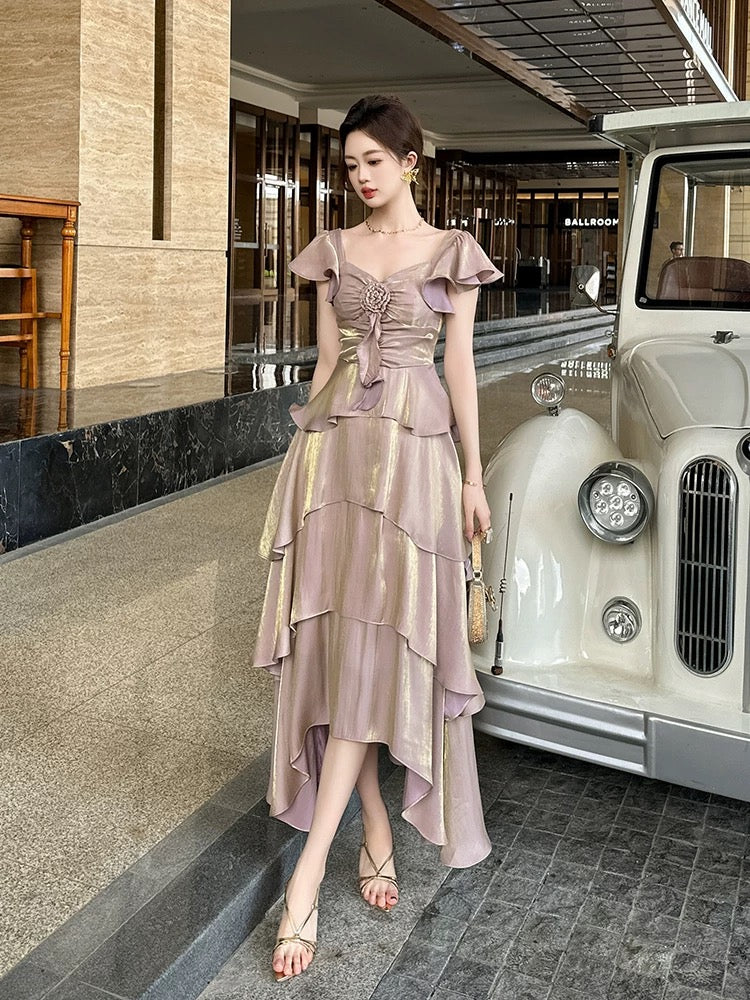 This year's popular beautiful skirts for summer women 2025 new design fairy skirts slim irregular cake skirts