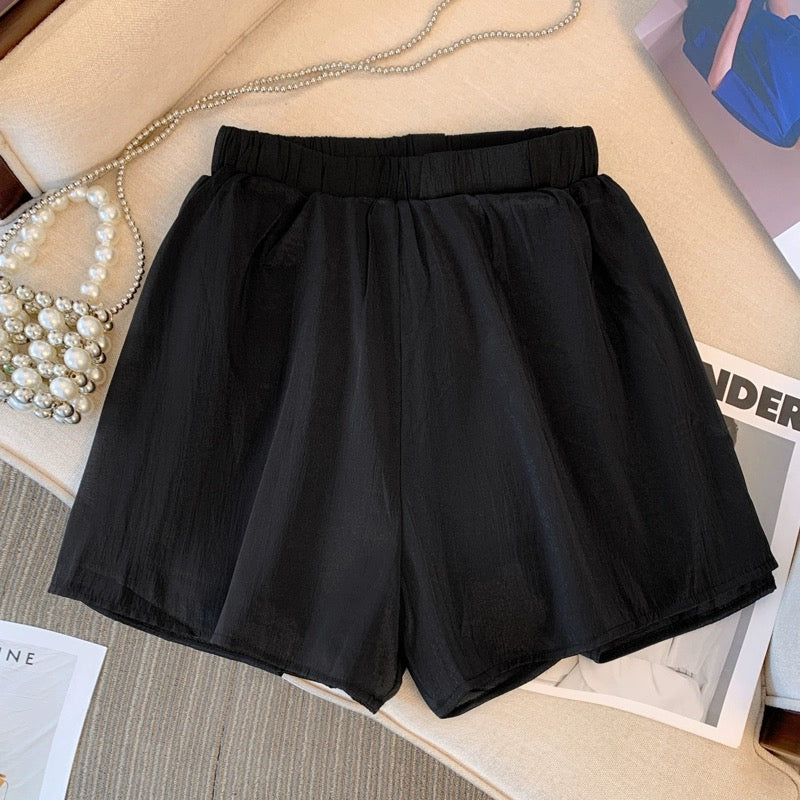 Sweet girl customization~Sweet lace-up small flying sleeve chiffon shirt for women new salt style age-reducing fashion two-piece set