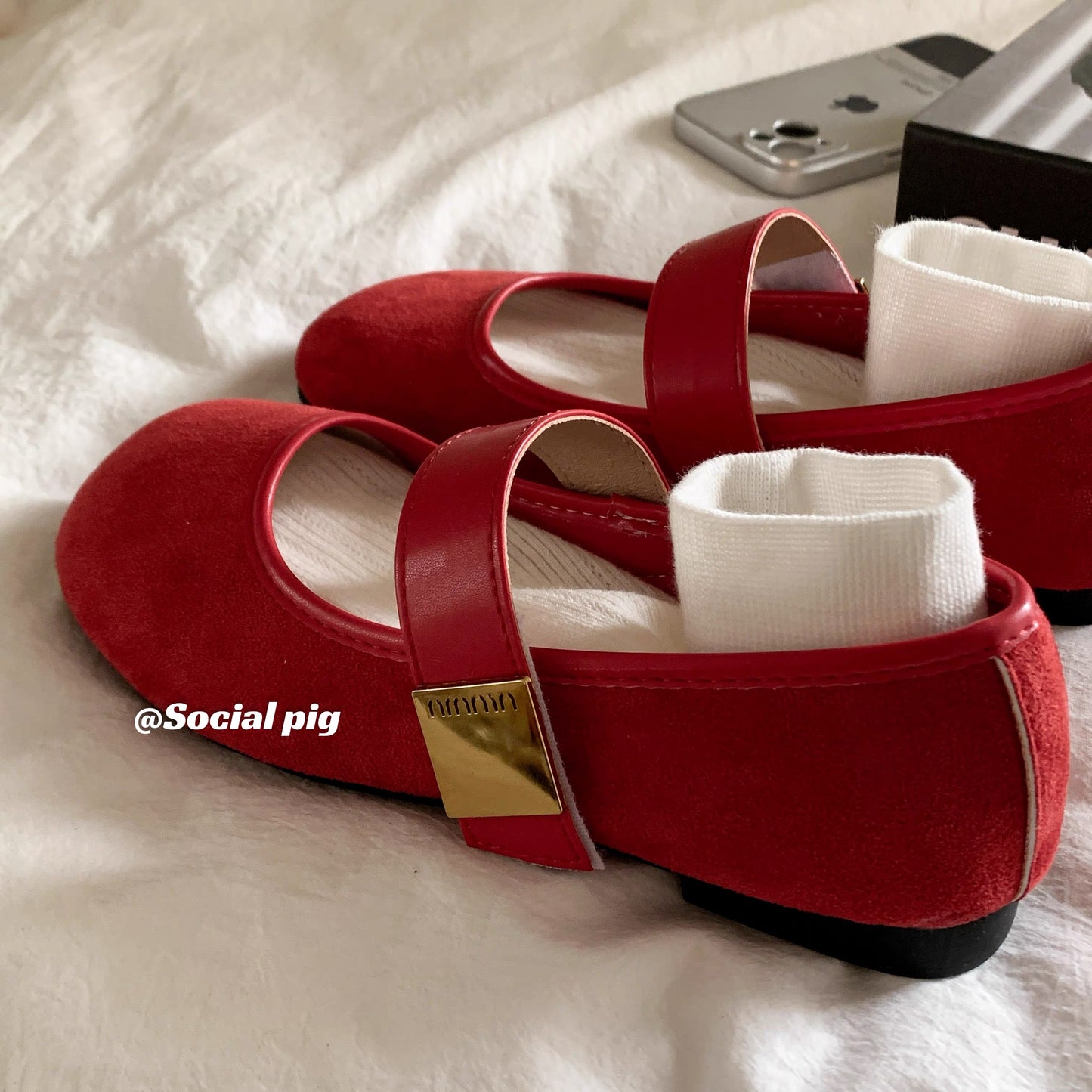 Spring limited edition~ Korean niche ballet flats for women, 2025 new retro flat shoes