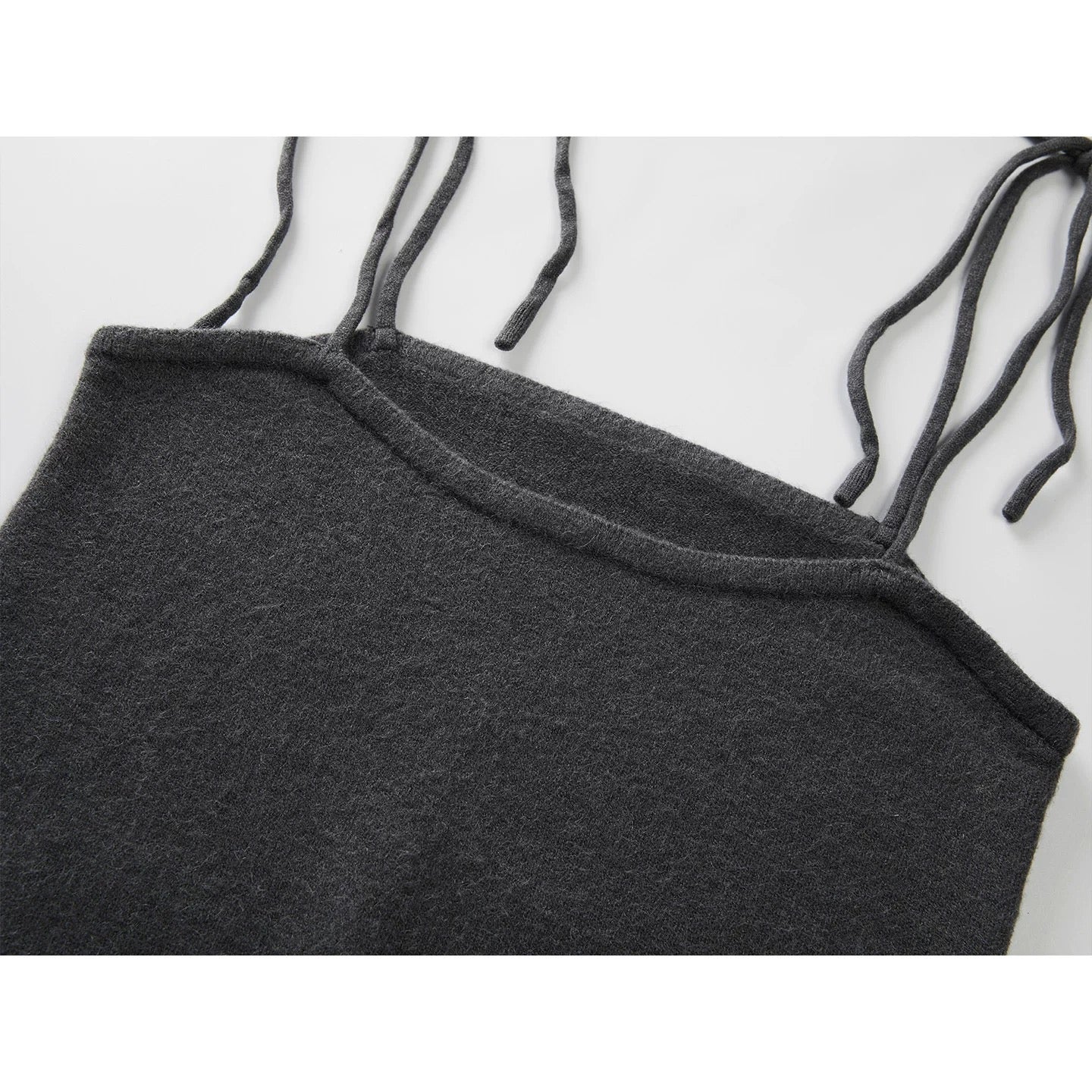 Korean style layered sweet and youthful camisole and knitwear base layer for women, early autumn slim-fitting two-piece top set