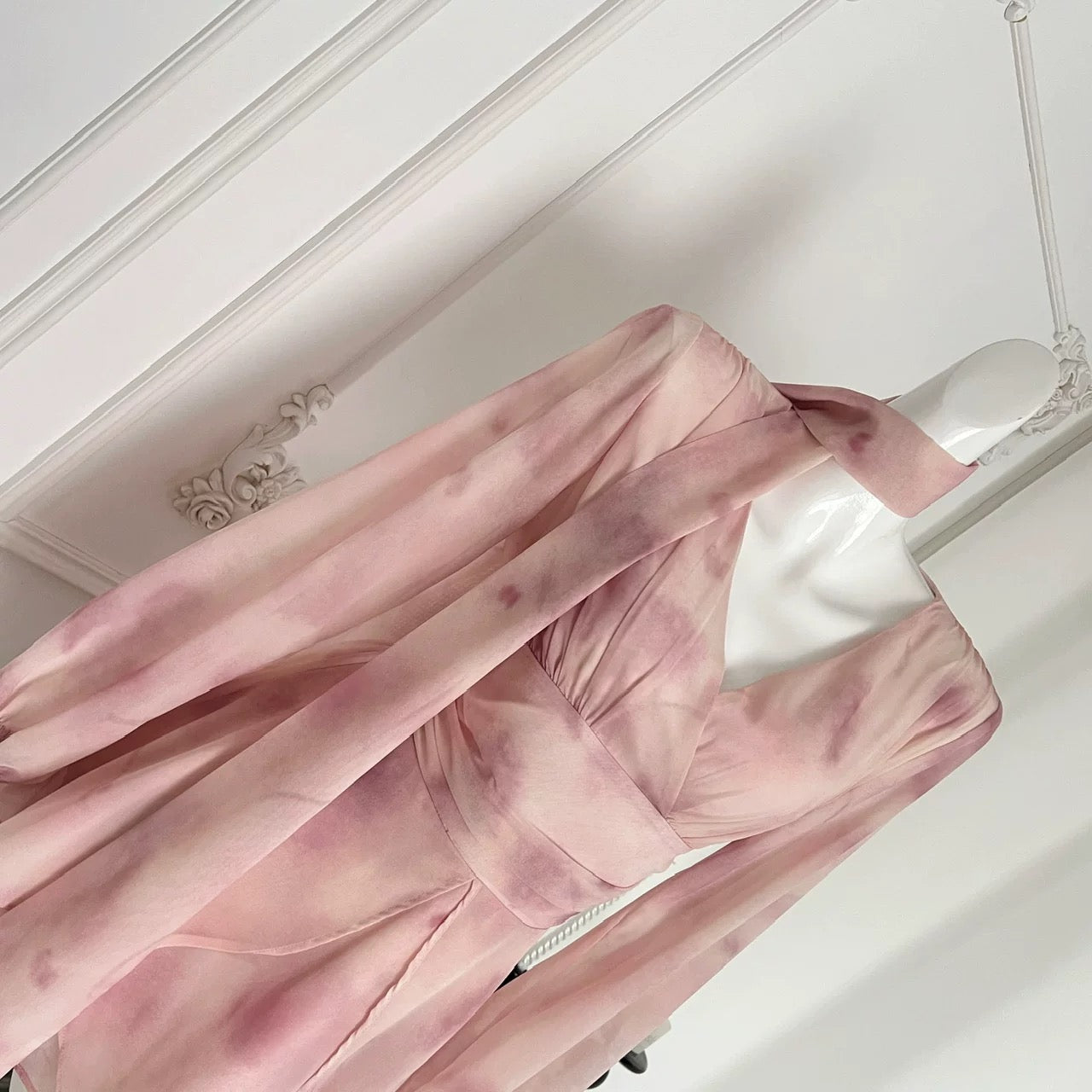 Youni's homemade new summer fairy skirt for beautiful beauties with gentle wind and blooming ribbon dress
