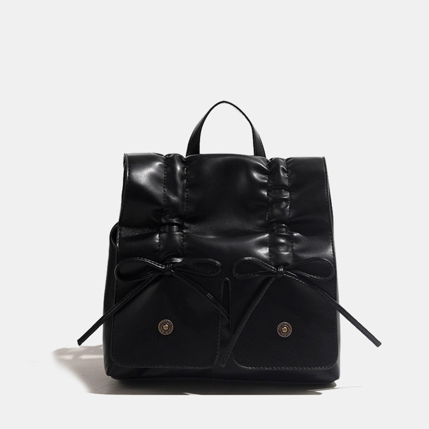 Mido Customized 2024 New Fashionable Sweet Backpack Bow Pleated College Style Cute Casual Women's Bag