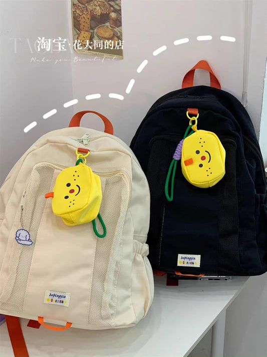 Schoolbag female college student Japanese ins cute girl junior high school student high school student backpack fun travel backpack