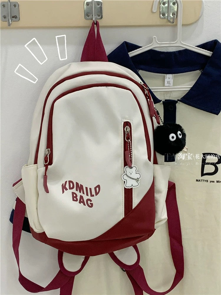 Schoolbag Female College Student Simple and Versatile Small Backpack for Class 2023 New Korean Version Trendy High School Student Mini Backpack