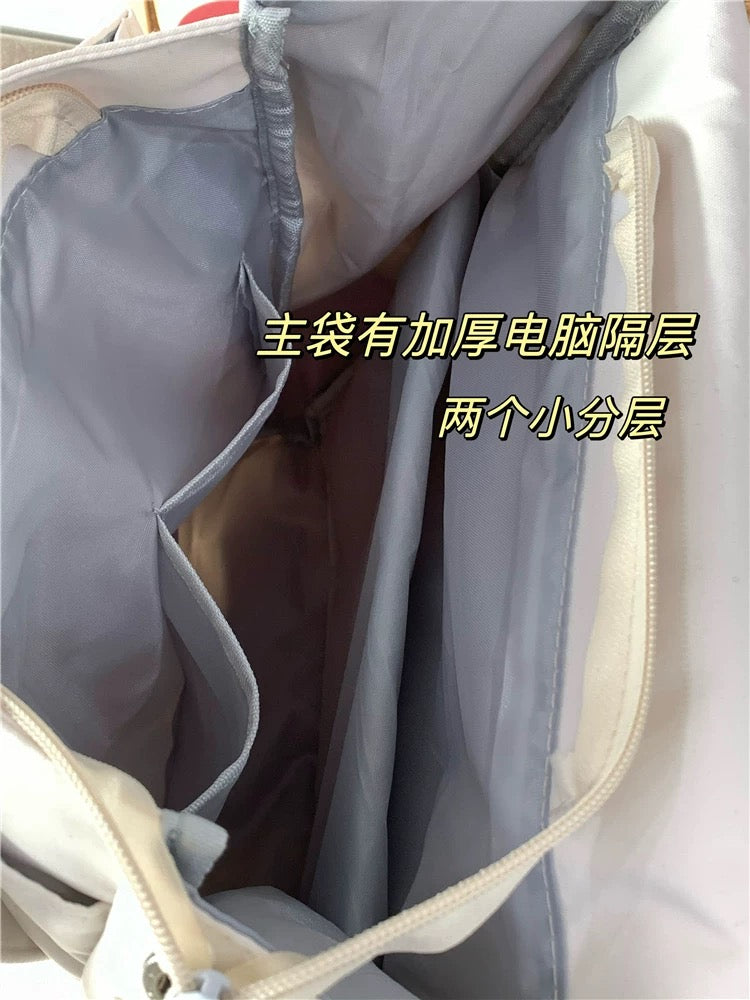 Schoolbag female college birthday department ins small fresh large capacity backpack high school student junior high school student campus backpack
